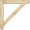 Ekena Millwork Traditional Craftsman Rough Sawn Bracket w/ Offset Brace, Douglas Fir, 6"W x 36"D x 36"H BKT0604X36X36TRA04RDF - alternate 4